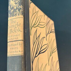 The Jungle Book by Rudyard Kipling 1950 Fritz Eichenberg Illustrated HC Vtg